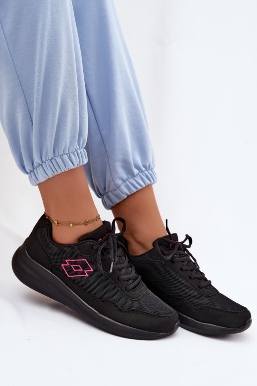 Unisex sportschoenen LOTTO CONNECT 2400001 zwarte kleur