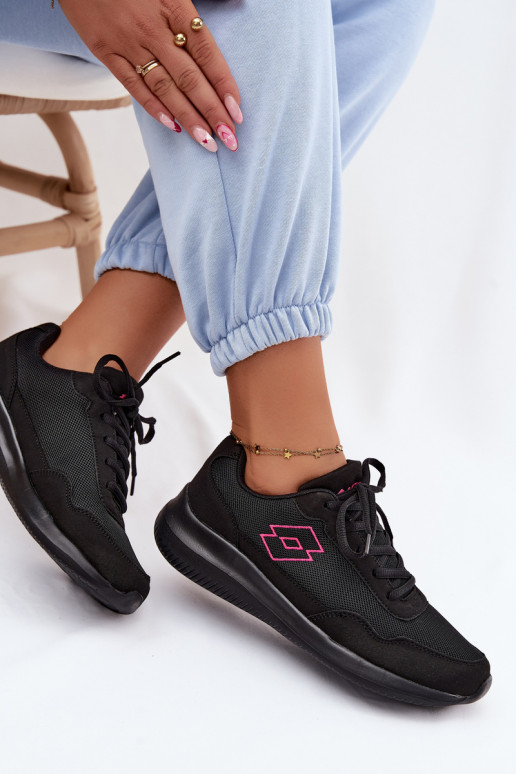 Unisex sportschoenen LOTTO CONNECT 2400001 zwarte kleur
