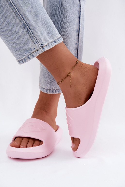 Dames lichte slippers LOTTO SLAY 2400471U roze kleur