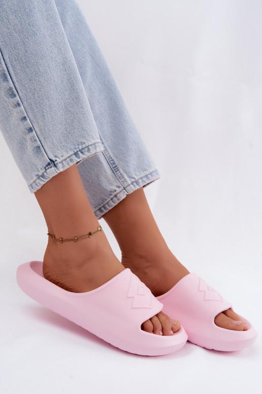 Dames lichte slippers LOTTO SLAY 2400471U roze kleur