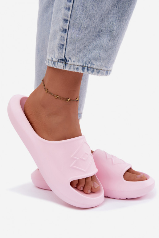Dames lichte slippers LOTTO SLAY 2400471U roze kleur