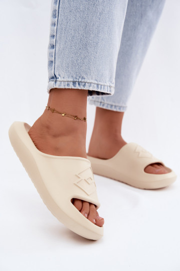 Dames lichte slippers LOTTO SLAY 2400471U zandkleur