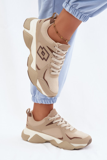Heren sneakers LOTTO INANY 2401530 zandkleur 2