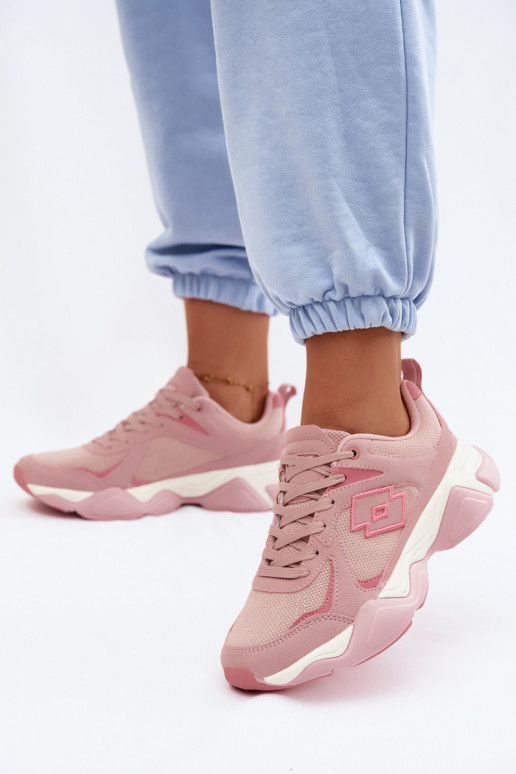 Heren sneakers LOTTO INANY 2401530 roze kleur