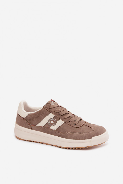 Sportieve schoenen voor dames Big Star UU274025 in zandkleur