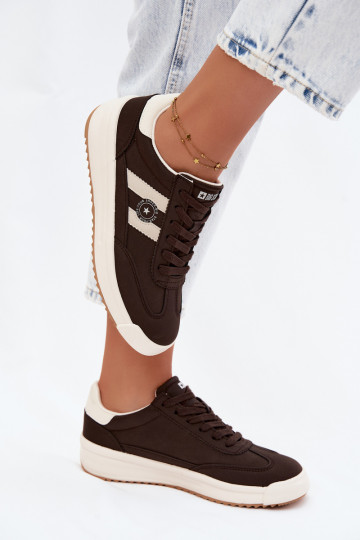 sportschoenen Sneakers model schoenen Dames Big Star UU274024 CzekoladoIne