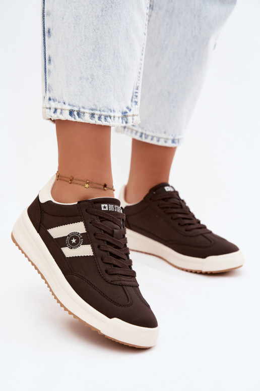 Sportieve schoenen voor dames Big Star UU274024 w kolorze czekoladowym