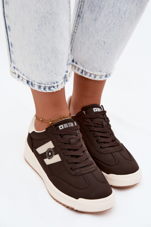 Sportieve schoenen voor dames Big Star UU274024 w kolorze czekoladowym