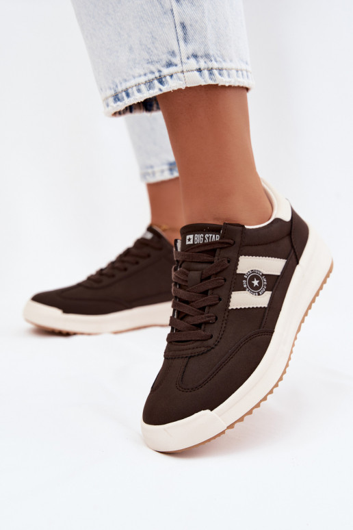 Sportieve schoenen voor dames Big Star UU274024 w kolorze czekoladowym