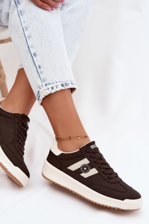 Sportieve schoenen voor dames Big Star UU274024 w kolorze czekoladowym