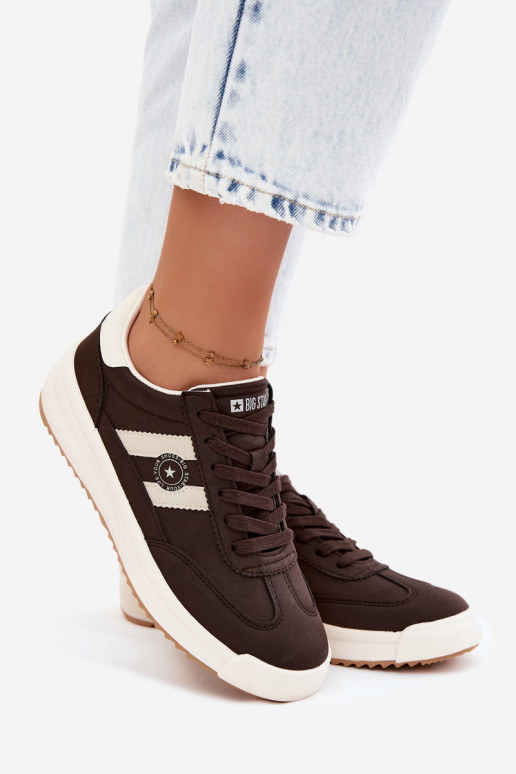 Sportieve schoenen voor dames Big Star UU274024 w kolorze czekoladowym