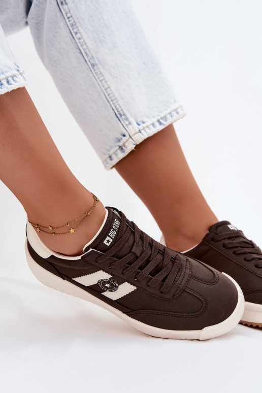 Sportieve schoenen voor dames Big Star UU274024 w kolorze czekoladowym