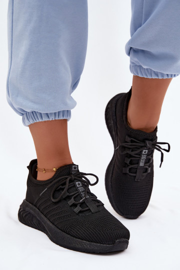Instap sportschoenen voor dames Big Star UU274057 in zwarte kleur