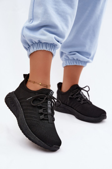 Instap sportschoenen voor dames Big Star UU274057 in zwarte kleur 2