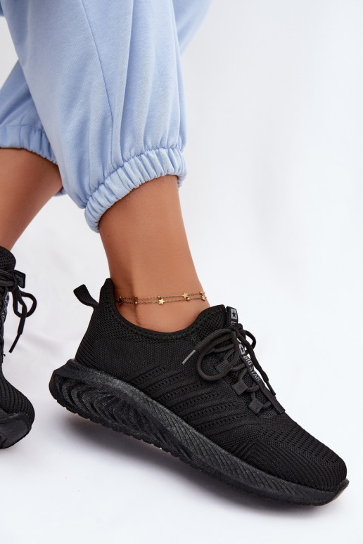 Instap sportschoenen voor dames Big Star UU274057 in zwarte kleur