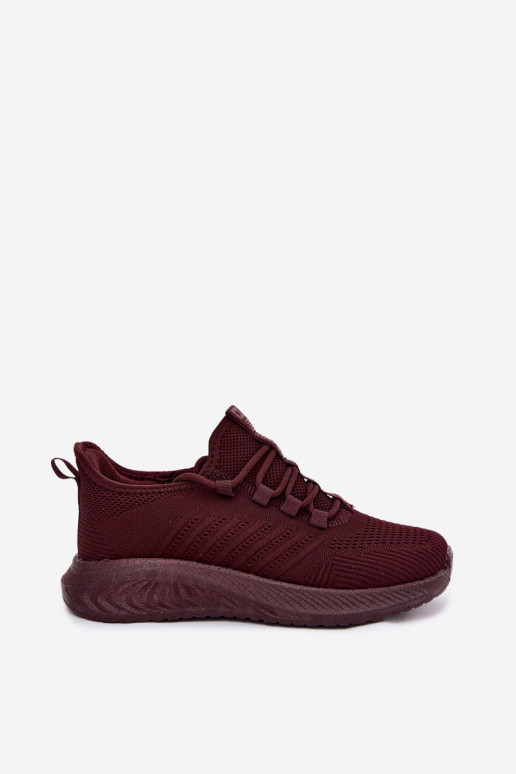 Instap sportschoenen voor dames Big Star UU274053 in bordeaux kleur
