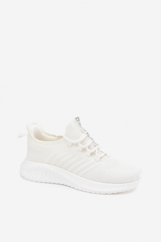Instap sportschoenen voor dames Big Star UU274056 in witte kleur