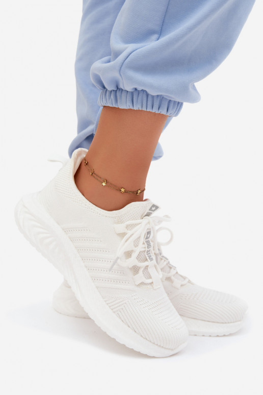 Instap sportschoenen voor dames Big Star UU274056 in witte kleur