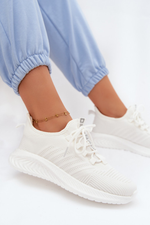 Instap sportschoenen voor dames Big Star UU274056 in witte kleur