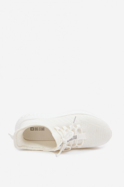 Instap sportschoenen voor dames Big Star UU274056 in witte kleur