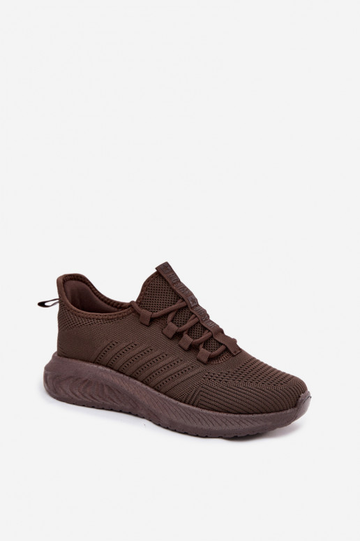 Instap sportschoenen voor dames Big Star UU274055 w kolorze czekoladowym