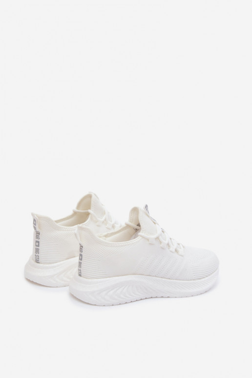 Witte heren sportschoenen Big Star UU174004
