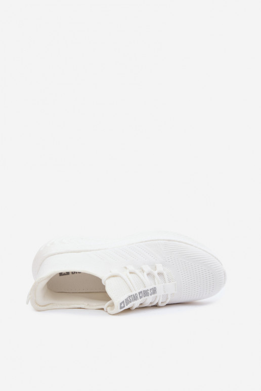 Witte heren sportschoenen Big Star UU174004