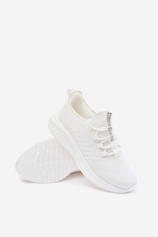 Witte heren sportschoenen Big Star UU174004