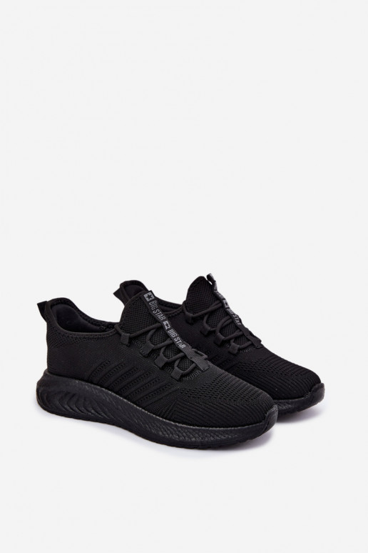 Zwarte heren sportschoenen Big Star UU174003