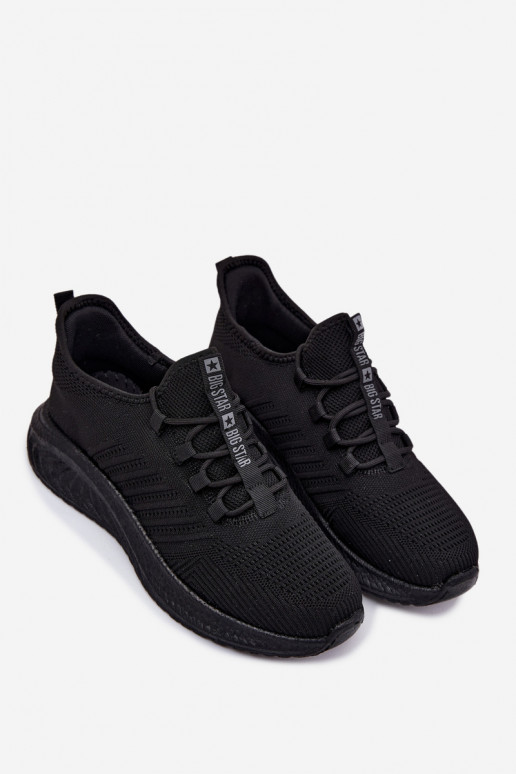 Zwarte heren sportschoenen Big Star UU174003