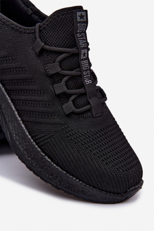 Zwarte heren sportschoenen Big Star UU174003