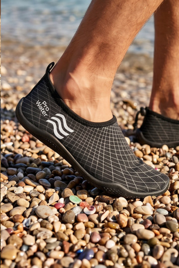Waterdichte herenschoenen PROWATER PRO-24-48-054M zwarte kleur