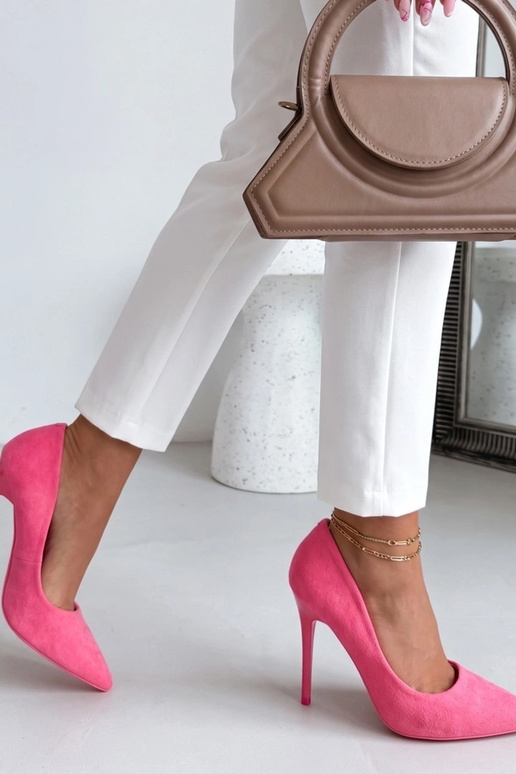 Roze klassieke hakken Nicole