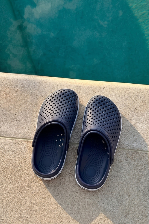 Lichte heren donkerblauwe slippers Tai Turiravena