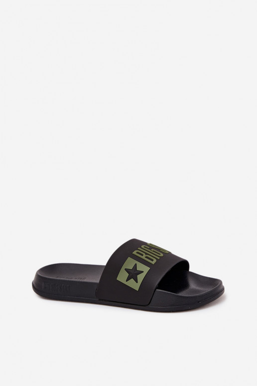 Zwarte heren slippers "Big Star SS174359"