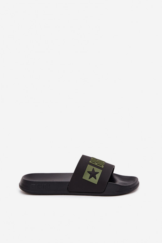 Zwarte heren slippers "Big Star SS174359"