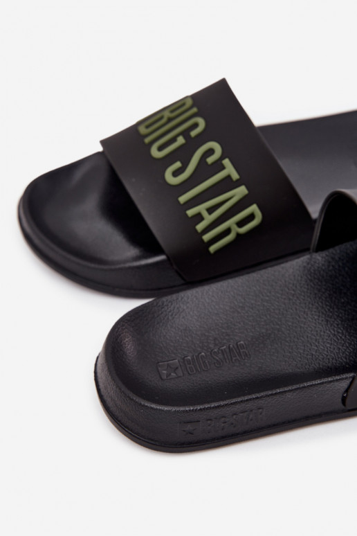 Zwarte heren slippers "Big Star SS174359"