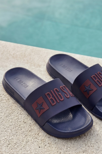 Donkerblauwe heren slippers "Big Star SS174361"