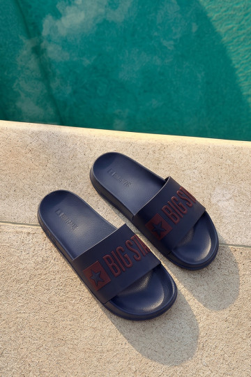 Donkerblauwe heren slippers "Big Star SS174361" 2