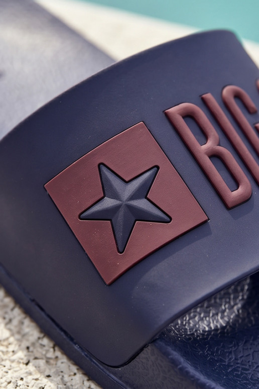 Donkerblauwe heren slippers "Big Star SS174361"