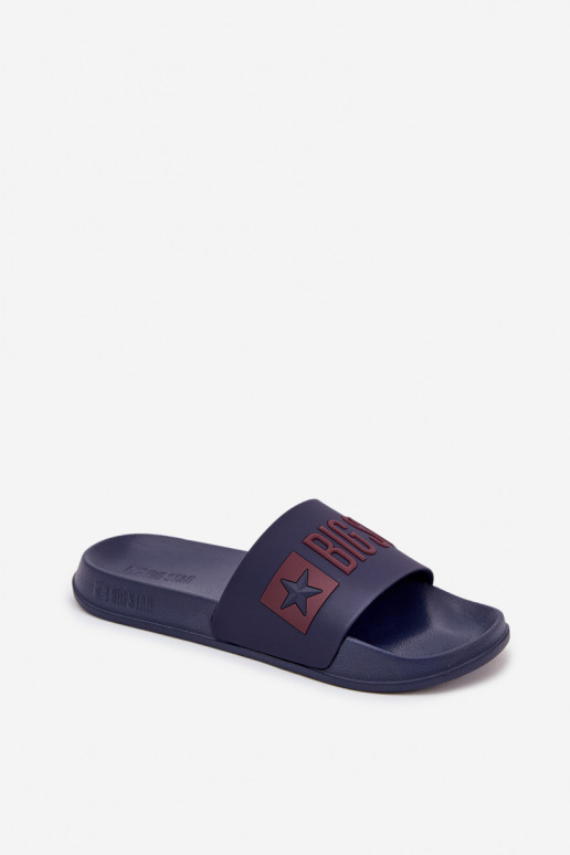 Donkerblauwe heren slippers "Big Star SS174361"