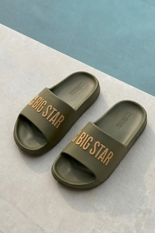 Groene heren slippers "Big Star SS174360"