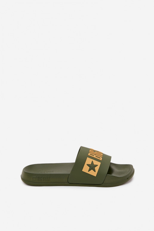 Groene heren slippers "Big Star SS174360"