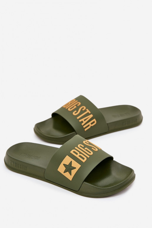 Groene heren slippers "Big Star SS174360"