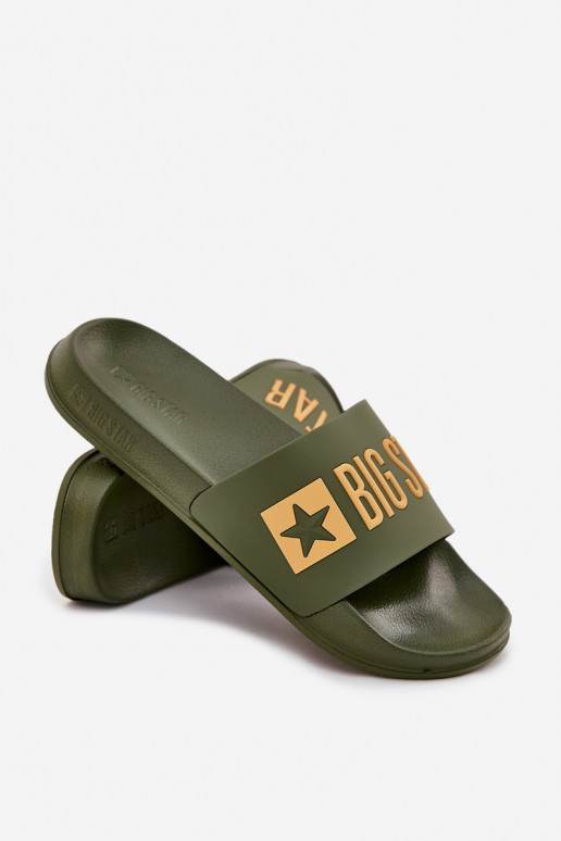 Groene heren slippers "Big Star SS174360"