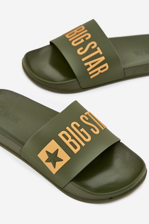 Groene heren slippers "Big Star SS174360"