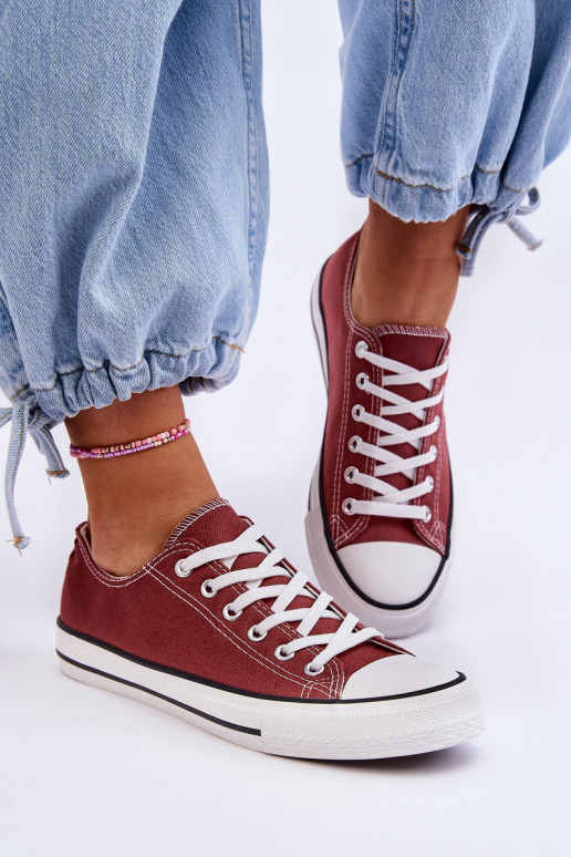 Klassieke lage dames sneakers in bruin Vegas