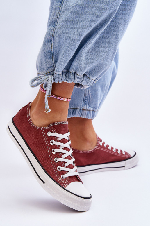 Klassieke lage dames sneakers in bruin Vegas