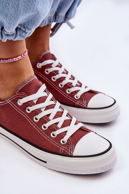 Klassieke lage dames sneakers in bruin Vegas