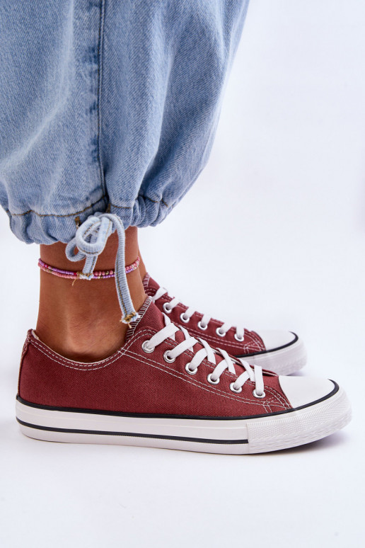 Klassieke lage dames sneakers in bruin Vegas